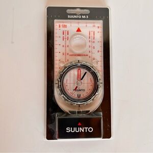 Suunto M-3 NH Baseplate Compass Hiking Backpacking Orienteering Map Navigation